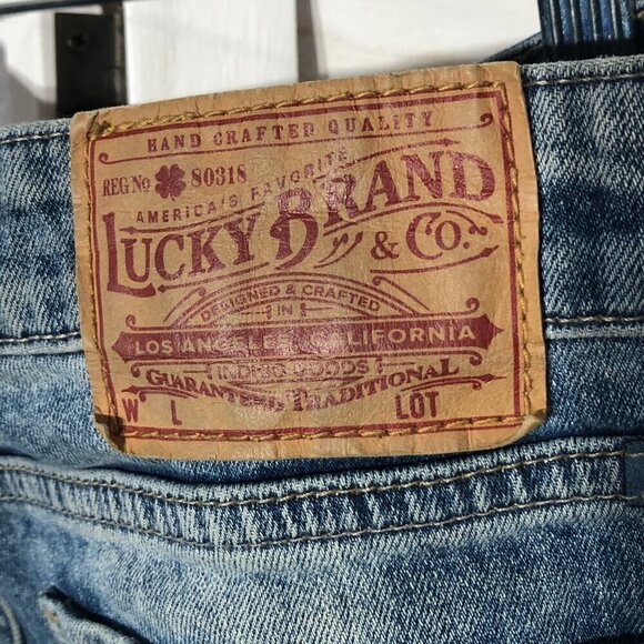 Lucky Brand Floral Embroidered Skinny Jeans Blue Size 6 28 - Picture 8 of 14